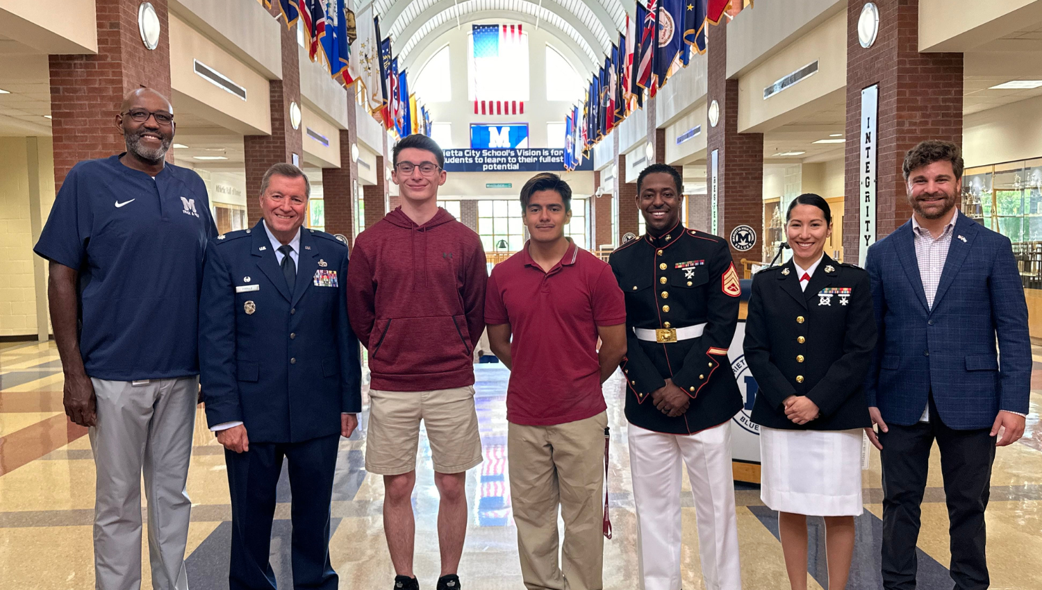  MHS Honors Students For Enlisting in Armed Forces