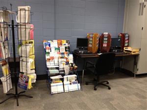 Parent Information Center resources on display
