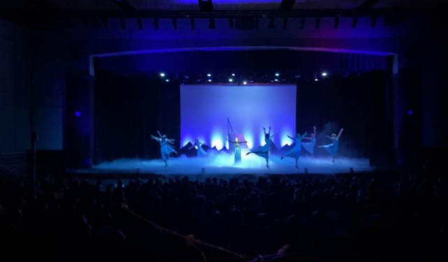 Dancers from performance of Frozen
