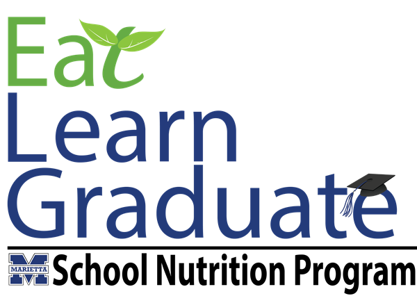 Eat, Learn, Graduate MCS School Nutrition Logo